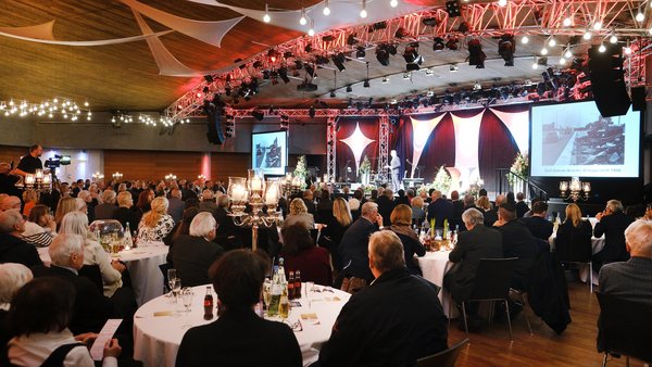 Gäste beim Neujahrsempfang in der Stadthalle