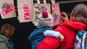 Fairer Textilmarkt Stofftaschen