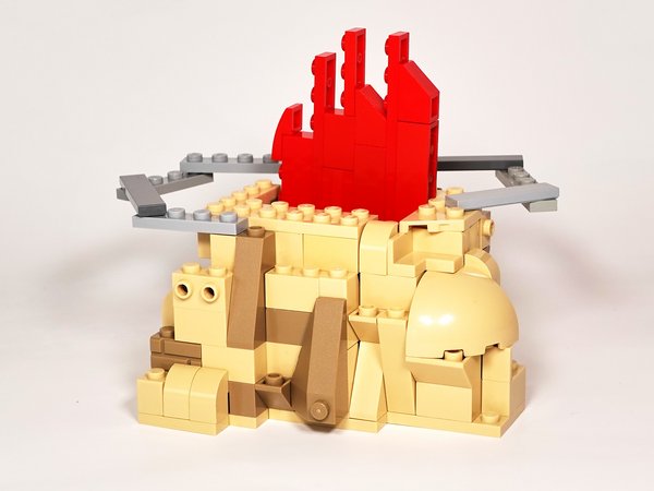 Kreation aus Legosteinen 