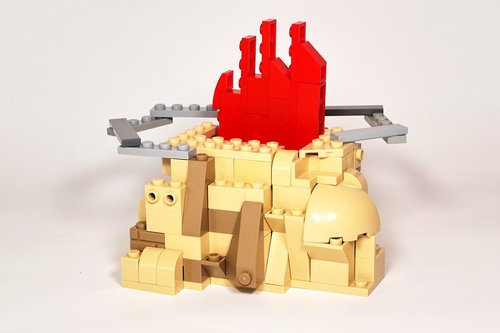 Kreation aus Legosteinen 