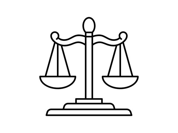 Waage der Justiz
