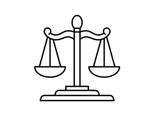 Waage der Justiz