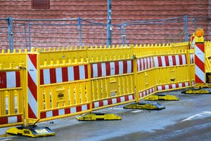 Baustellenabsperrung