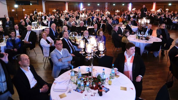 Gäste beim Neujahrsempfang in der Stadthalle