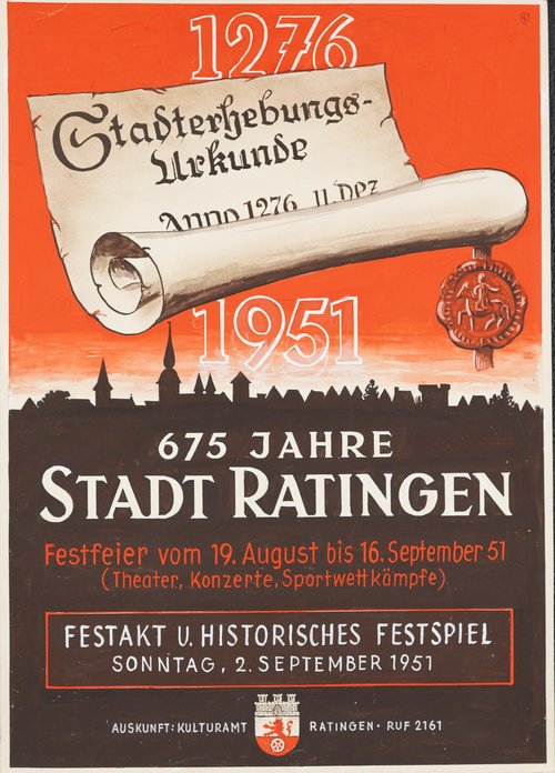 Historisches Veranstaltungsplakat