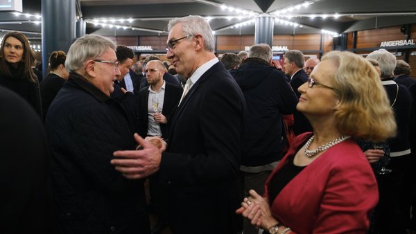 Bürgermeister Klaus Pesch und Hajo Pollheim