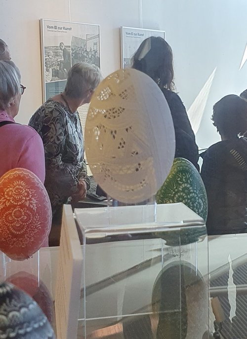 Blick in Osterei-Ausstellung