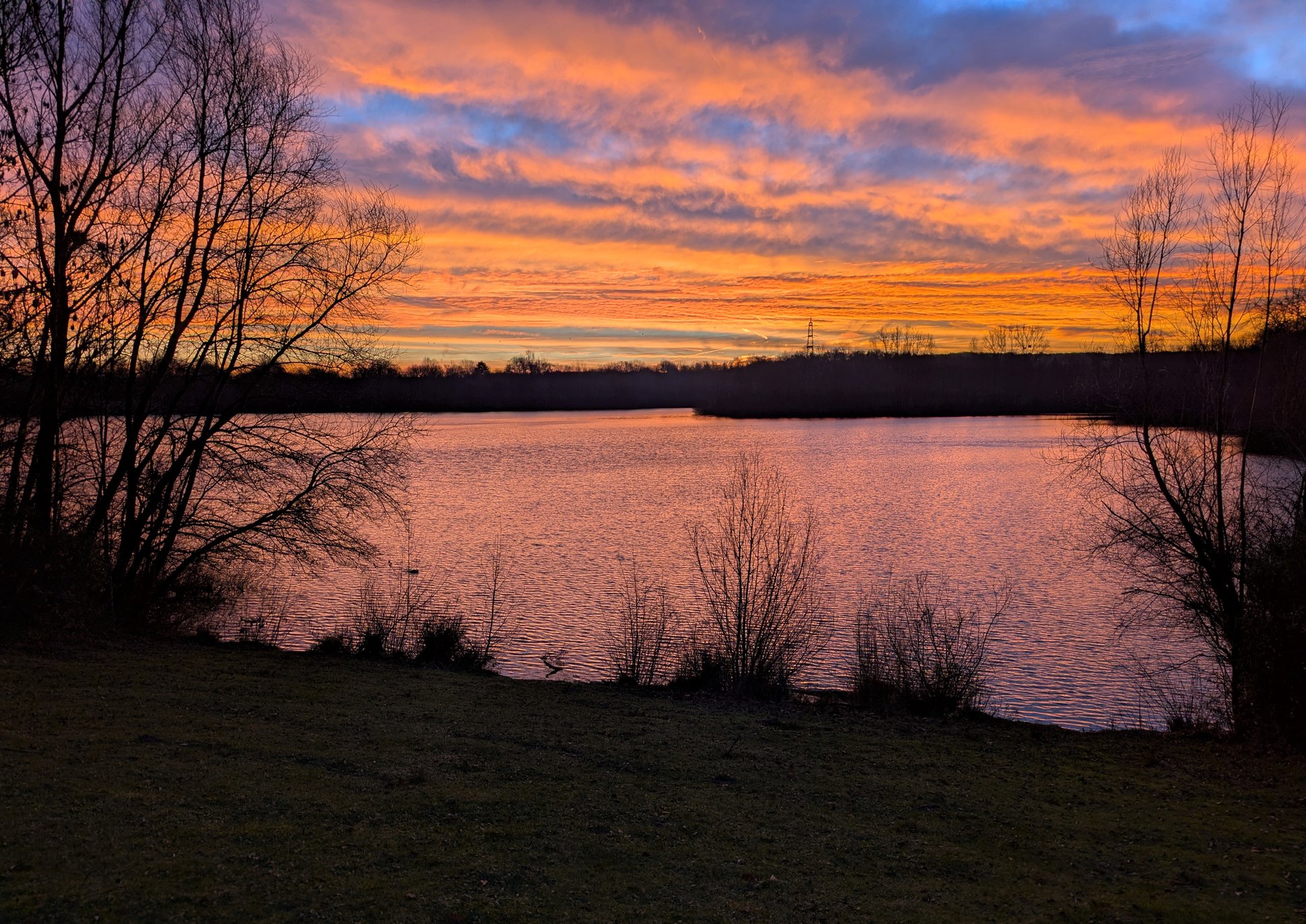 Sonnenaufgang über dem Grünen See 