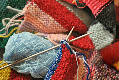 Wolle und Stricksachen