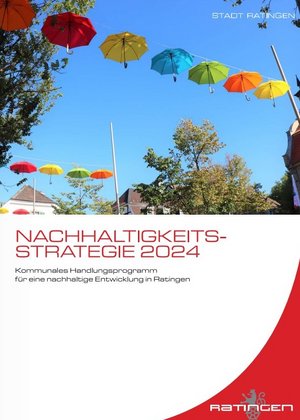 Cover der Nachhaltigkeitsstrategie 2024 für Ratingen