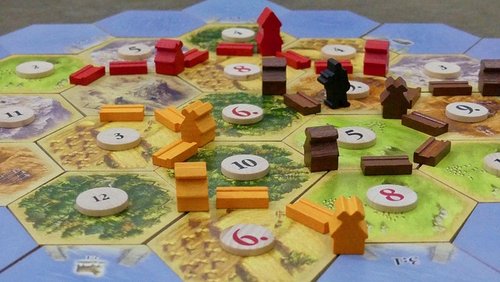 Catan-Spielfeld