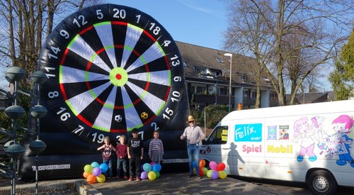 Riesen-Dartscheibe