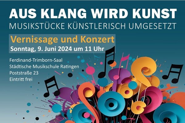Plakat Aus Klang wird Kunst