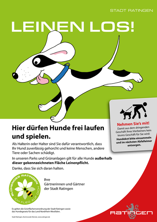 Hundewiese-Schild