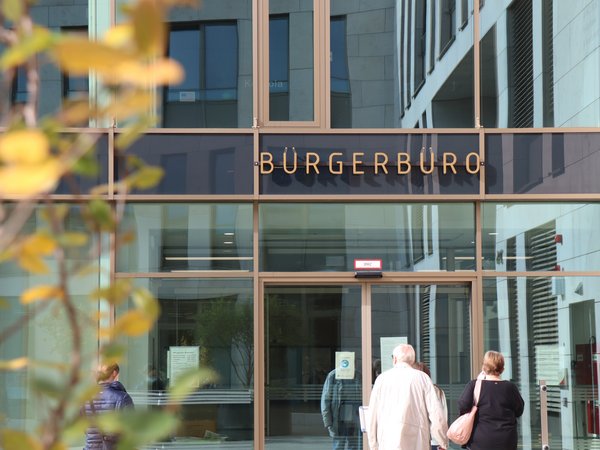 Eingang Bürgerbüro
