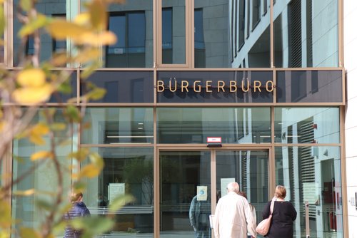 Eingang Bürgerbüro