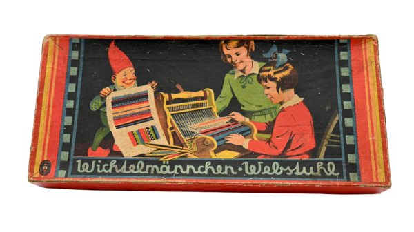 Verpackung eines Kinderwebstuhls