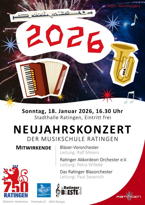 Plakat Neujahrskonzert