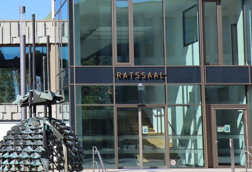 Eingang Ratssaal Außenansicht
