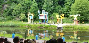 Blick auf die Naturbühne Blauer See