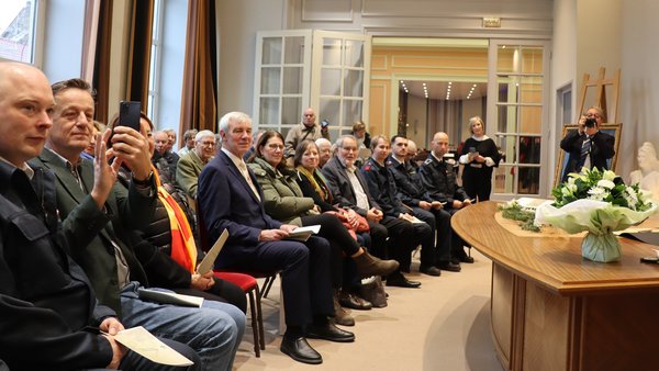 Sitzungsraum des Rathauses in Le Quesnoy