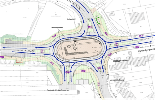 Kartenansicht Kreisverkehr 
