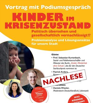 Poster zum Vortrag "Kinder im Krisenzustand"