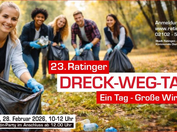 Plakat zum Dreck-weg-Tag 2026