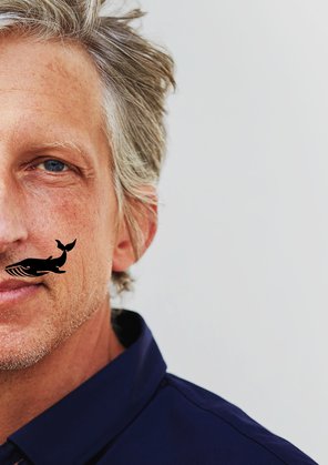Linke Gesichtshälfte von William Wahl.