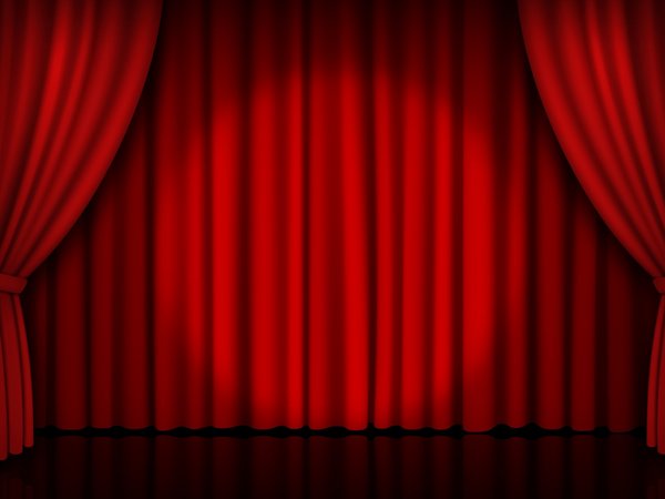 Roter Theatervorhang