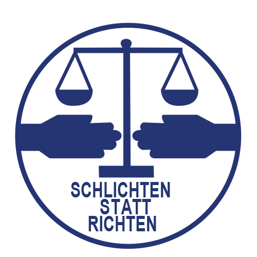Logo "Schlichten statt richten"